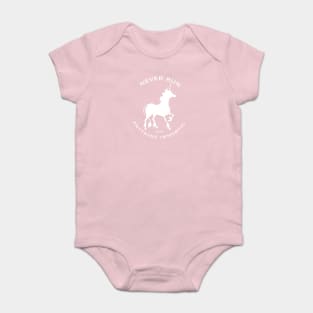 Never Run.. Baby Bodysuit